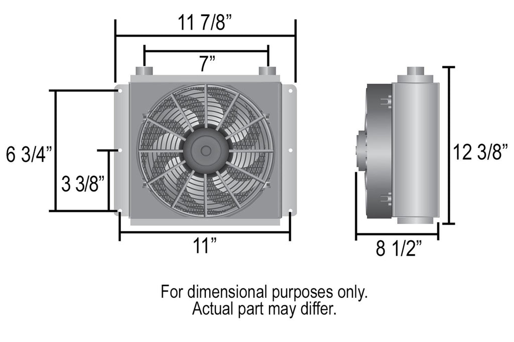 Derale Hi-Flow Racing Remote Fluid Coolers 65861