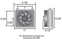 Load image into Gallery viewer, Derale Hi-Flow Racing Remote Fluid Coolers 65861