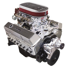 Load image into Gallery viewer, Edelbrock Crate Engine Edelbrock 9 0 1 Performer w/ Dual Quads and Air Cleaner w/ Long Water Pump