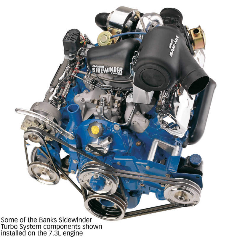 Banks Power 83-93 Ford 6.9/7.3L Trk Man Sidewinder Turbo System - Wastegated