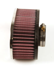 Load image into Gallery viewer, K&amp;N Universal Chrome Filter-Oval Straight 4.5 Inch O/S Width 7 Inch O/S Length 3 Inch Height