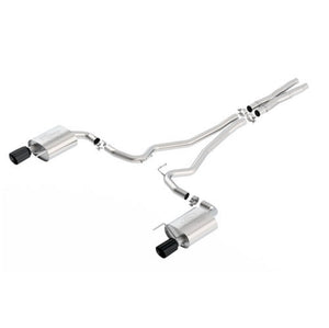 Ford Racing 2015 Mustang 5.0L Touring Cat-Back Exhaust System Black Chrome