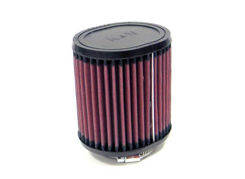 K&N Universal Rubber Filter-Oval Straight-Centered Flange 2.438in Flange ID x 4.5in O/S L x 5in H