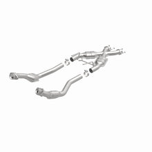 Load image into Gallery viewer, MagnaFlow Direct Fit Catalytic Converter Mustang X-Pipe 86-93 50-Sta