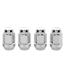Load image into Gallery viewer, McGard Hex Lug Nut (Cone Seat Bulge Style) M14X1.5 / 22mm Hex / 1.635in. Length (4-Pack) - Chrome