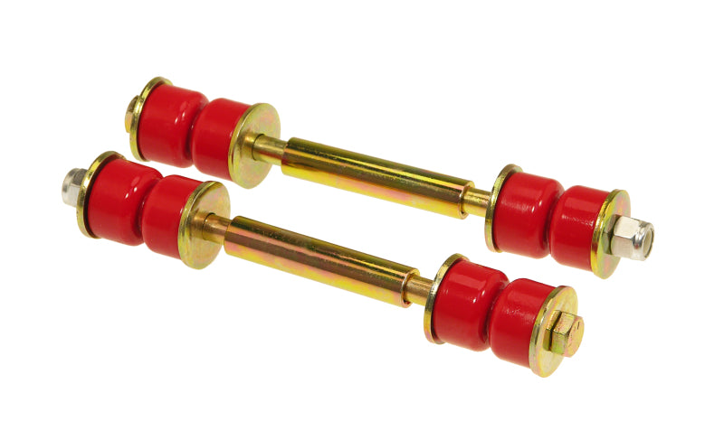 Prothane Universal End Link Set - 4 1/2in Mounting Length - Red