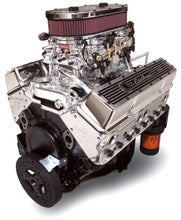 Load image into Gallery viewer, Edelbrock Crate Engine Edelbrock 9 0 1 Performer w/ Dual Quads and Air Cleaner w/ Long Water Pump