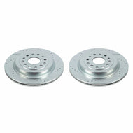Power Stop 19-20 Ram 1500 Rear Evolution Drilled & Slotted Rotors - Pair