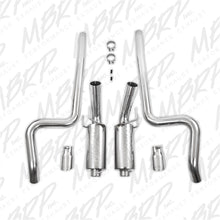 Load image into Gallery viewer, MBRP 11-14 Ford Mustang GT 5.0L Dual Split Rear Street Version T409 3in Cat Back Exhaust System