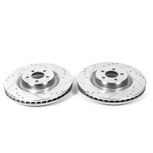 Load image into Gallery viewer, Power Stop 15-19 Ford Mustang Front Evolution Drilled &amp; Slotted Rotors - Pair