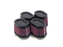 Load image into Gallery viewer, K&amp;N Universal Rubber Filter - Oval Tapered - 1.75in Flange ID x 4in Base O/S L x 3.5in Top O/S L