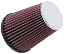 Load image into Gallery viewer, K&amp;N Universal Chrome Filter-Round Tapered 2.5in Flange ID/5.188in Base OD/3.5in Top OD/5.938in H