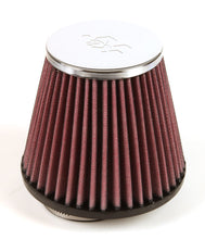 Load image into Gallery viewer, K&amp;N Universal Chrome Filter-Round Tapered 2.5in Flange ID / 5.25in Base OD / 3.5in Top OD / 4.5in H