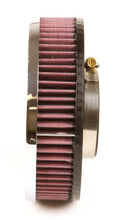 Load image into Gallery viewer, K&amp;N Universal Chrome V Filter 3 Inch O/S Flg 7 Inch OD 2 Inch H