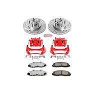 Power Stop 97-00 Ford F-150 Front Z36 Truck & Tow Brake Kit w/Calipers