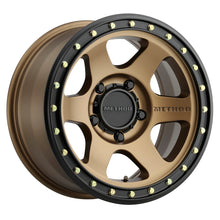 Load image into Gallery viewer, Method MR310 Con6 17x8.5 0mm Offset 5x5.5 108mm CB Method Bronze/Black Street Loc Wheel
