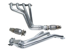 Load image into Gallery viewer, BBK 10-15 Camaro LS3 L99 Long Tube Exhaust Headers With Converters - 1-3/4 Silver Ceramic