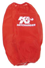 Load image into Gallery viewer, K&amp;N Drycharger Red Air Filter Wrap - Round Tapered