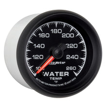 Load image into Gallery viewer, Autometer ES 52.4mm 100-260 deg. F Water Temperature Gauge