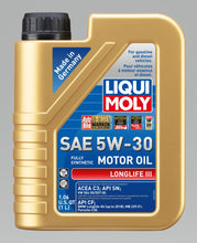 Load image into Gallery viewer, LIQUI MOLY 1L Longlife III Motor Oil 5W-30