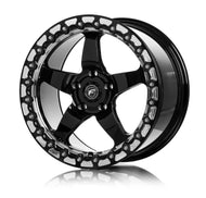 Forgestar D5 Drag Beadlock Gloss Black Machined Wheels