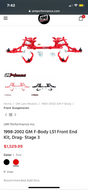 1998-2002 GM F-Body LS1 Front End Kit, Drag- Stage 3