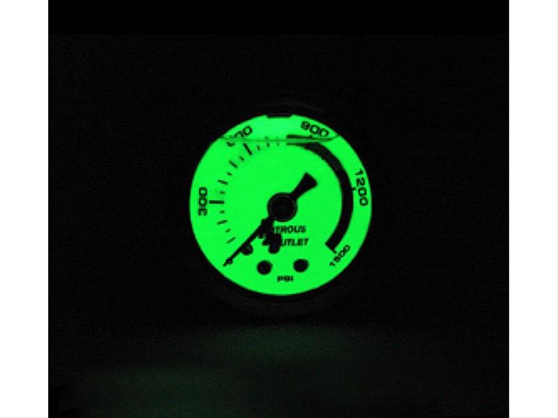 Nitrous Outlet Luminescent Nitrous Pressure Gauge