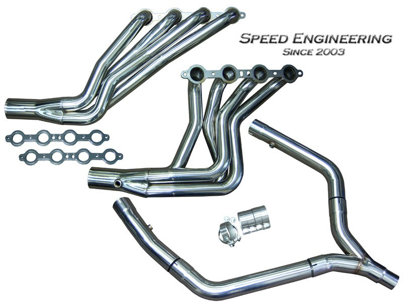 Speed Engineering LS1 Longtube Headers 1 3/4" & Off-Road Y-Pipe "Race Version"